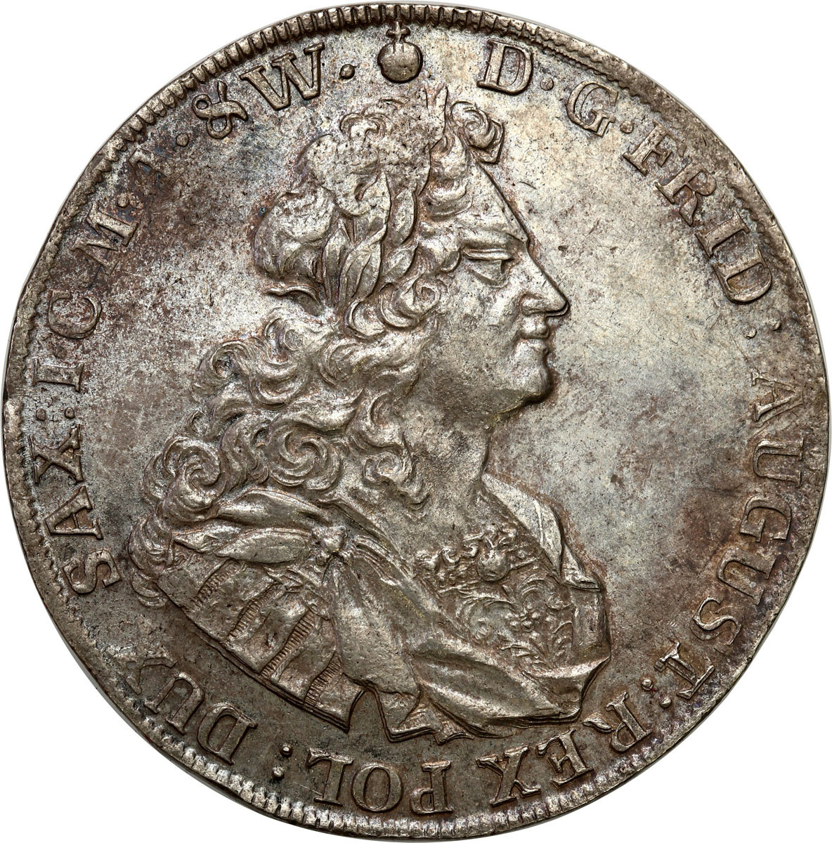 August II Mocny. Talar 1727 IGS, Drezno - PIĘKNY